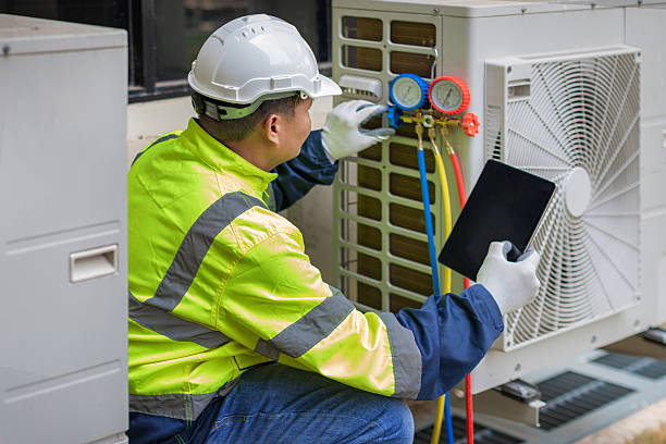 Professional Emergency Ac Repair technician working in Rock City Falls, NY